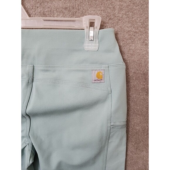 Carhartt Force Lightweight Utility Leggings Womens S 4-6 Light Turquoise NEW - Picture 5 of 10